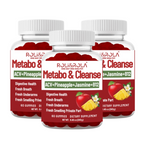 ROLI&ROLA New ACV Metabo & Cleanse Vitamins Vegan Gummies. Health Gut and Body Fresh.60 Count