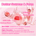 ROLI&ROLA Women's Daily Vitality Sandwich Vegan Gummies. Cranberry Flavor 60 Count.