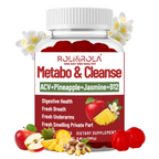 ROLI&ROLA New ACV Metabo & Cleanse Vitamins Vegan Gummies. Health Gut and Body Fresh.60 Count