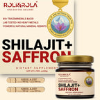 ROLI&ROLA She-lajit  Shilajit Saffron Resin. Pure Shilajit Resin & Saffron Extract.1.76oz/50g